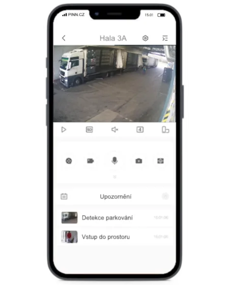 Mobilní aplikace pro vzdálený dohled